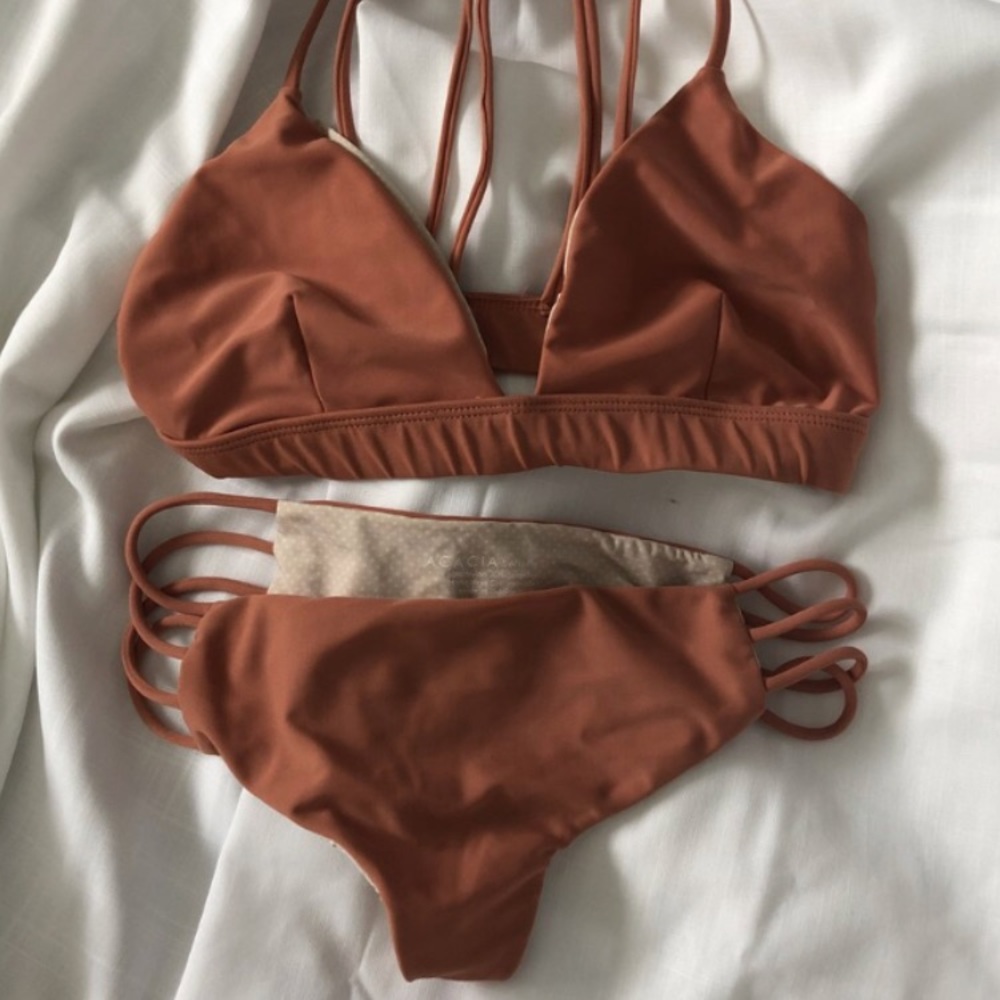 ACACIA SWIMWEAR (Mauve Bikini Set)